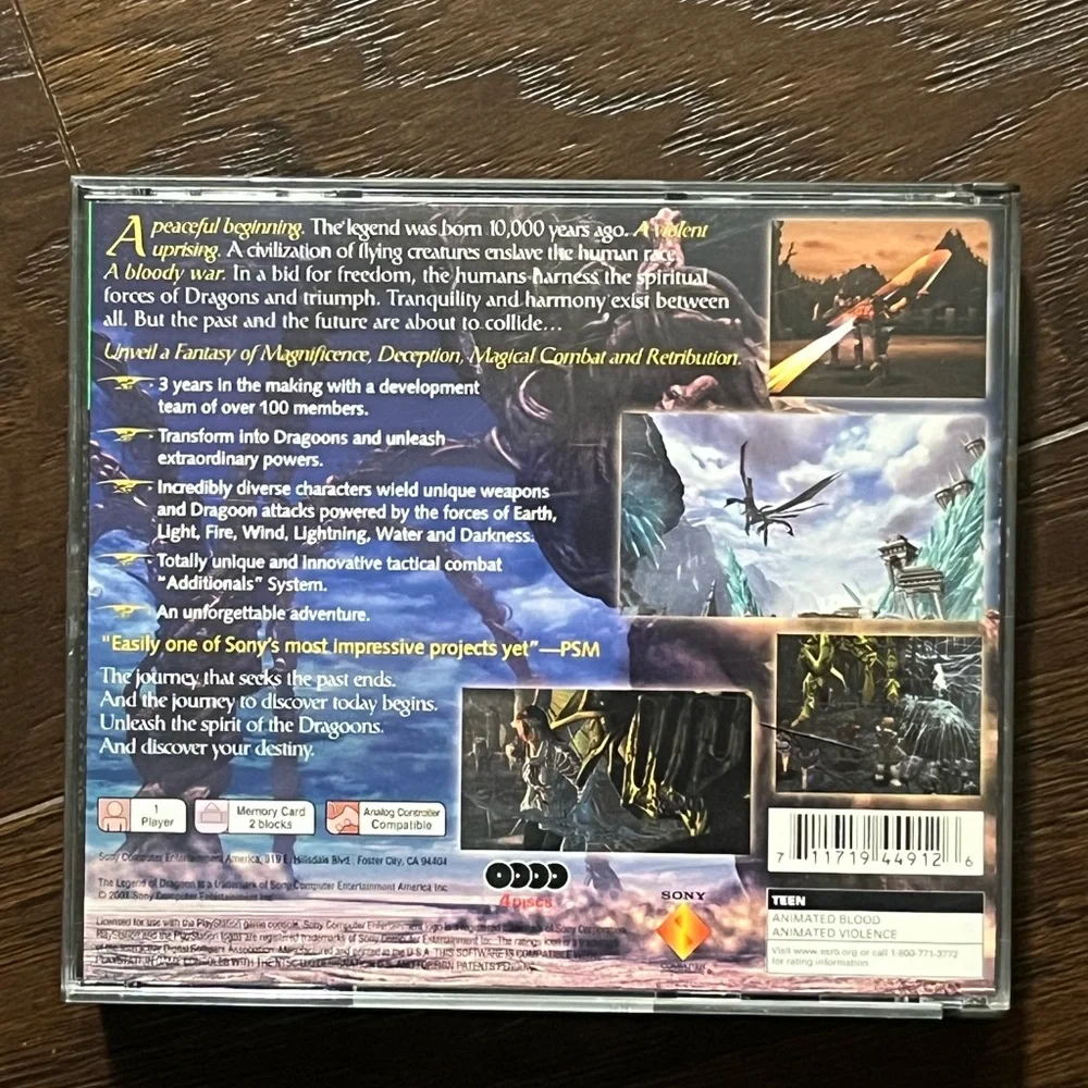The Legend of Dragoon - PlayStation Game - Picture 2 of 4